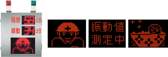 騒音振動表示スタンド